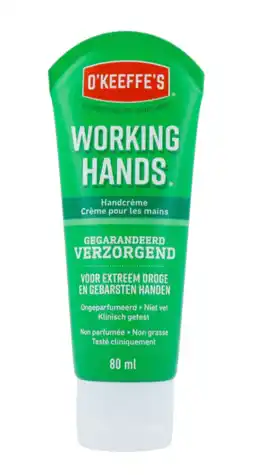 De Online Drogist O'keeffe's working hands handcrème tube 85gr aanbieding