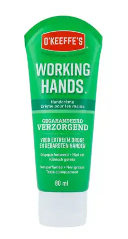 De Online Drogist O'keeffe's working hands handcrème tube 85gr aanbieding