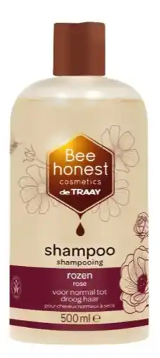 De Online Drogist Bee honest shampoo rozen 500ml aanbieding