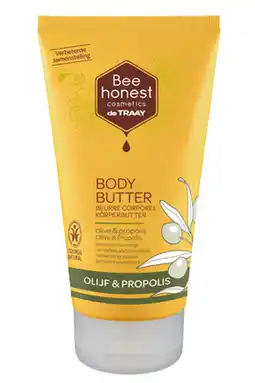 De Online Drogist Bee honest body butter olijf & propolis 150ml aanbieding