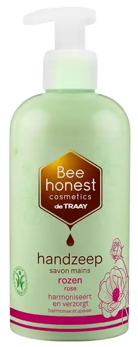 De Online Drogist Bee honest handzeep rozen 250ml aanbieding