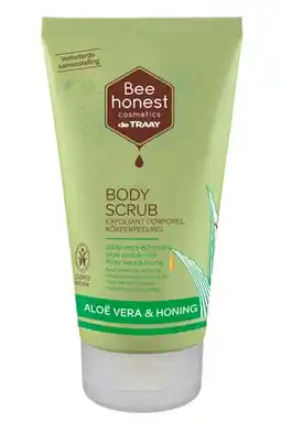 De Online Drogist Bee honest bodyscrub aloe vera & honing 150ml aanbieding