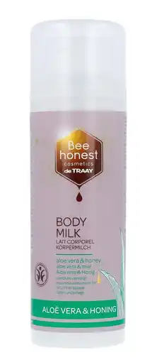 De Online Drogist Bee honest body milk aloë vera & honing 150ml aanbieding
