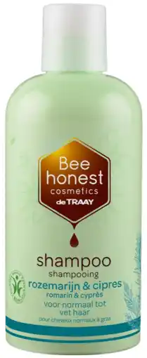 De Online Drogist Bee honest shampoo rozemarijn & cipres 250ml aanbieding