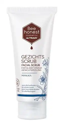 De Online Drogist Bee honest gezichtsscrub manuka 50ml aanbieding