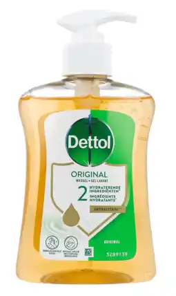 De Online Drogist Dettol original antibacteriële wasgel 250ml aanbieding