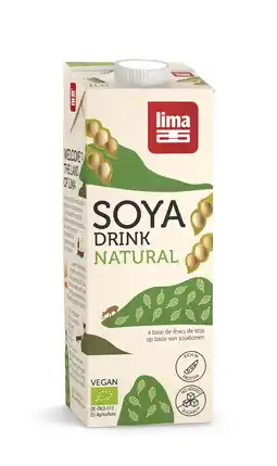 De Online Drogist Lima sojadrink natural biologisch 1lt aanbieding