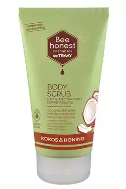 De Online Drogist Bee honest bodyscrub kokos & honing 150ml aanbieding