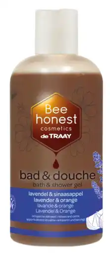 De Online Drogist Bee honest bad & douche lavendel & sinaasappel 250ml aanbieding