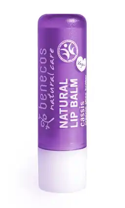 De Online Drogist Benecos natural lip balm cassis 4.7gr aanbieding