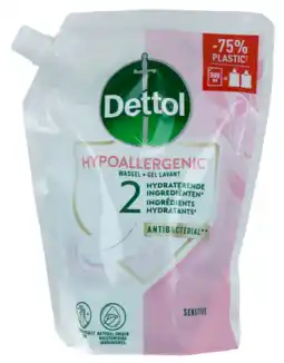 De Online Drogist Dettol refill handzeep sensitive 500ml aanbieding