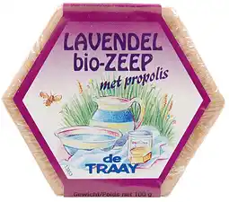De Online Drogist De traay zeep lavendel met propolis 100gr aanbieding