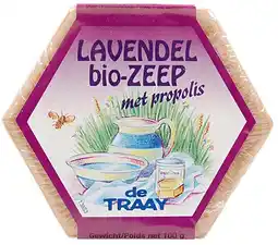 De Online Drogist De traay zeep lavendel met propolis 100gr aanbieding