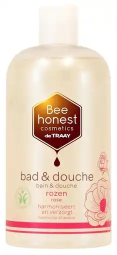 De Online Drogist Bee honest bad & douche rozen 250ml aanbieding