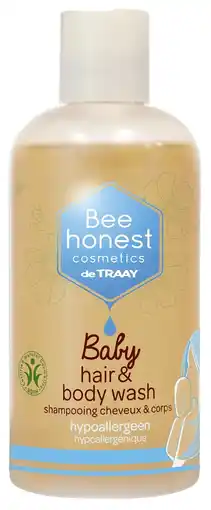 De Online Drogist Bee honest hair & body wash baby 250ml aanbieding