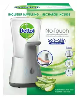 De Online Drogist Dettol no-touch aloë vera automatische zeepdispenser 1st aanbieding