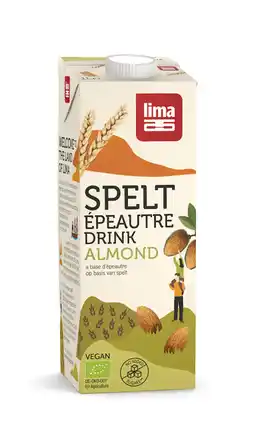 De Online Drogist Lima speltdrink amandel biologisch 1lt aanbieding