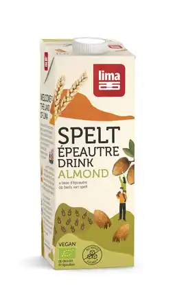 De Online Drogist Lima speltdrink amandel biologisch 1lt aanbieding