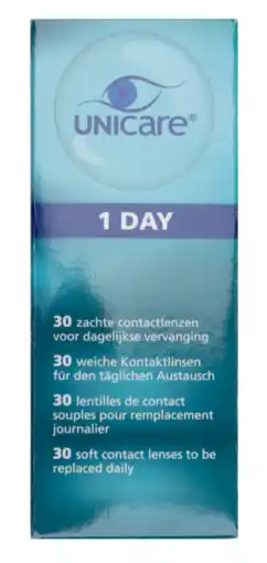 De Online Drogist Unicare daglenzen -4.00 30st aanbieding