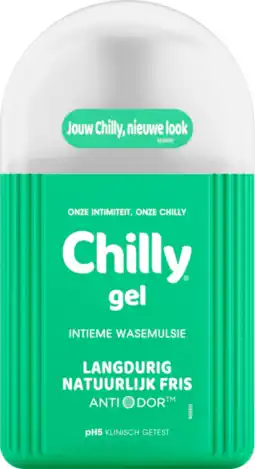 De Online Drogist Chilly gel intieme wasemulsie pomp 200ml aanbieding