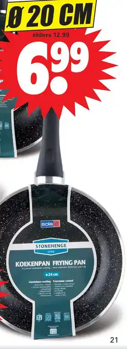 Dirk KOEKENPAN FRYING PAN aanbieding