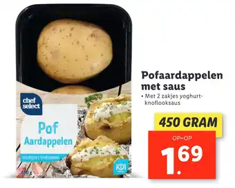 Lidl Pofaardappelen met saus aanbieding