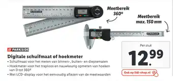 Lidl Digitale schuifmaat of hoekmeter aanbieding