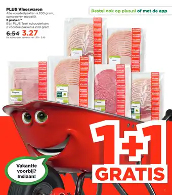 PLUS PLUS Vleeswaren aanbieding