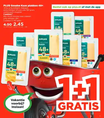 PLUS PLUS Goudse Kaas plakken 48+ aanbieding