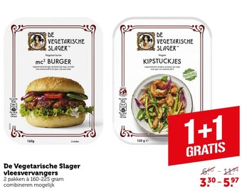 Coop De Vegetarische Slager vleesvervangers aanbieding