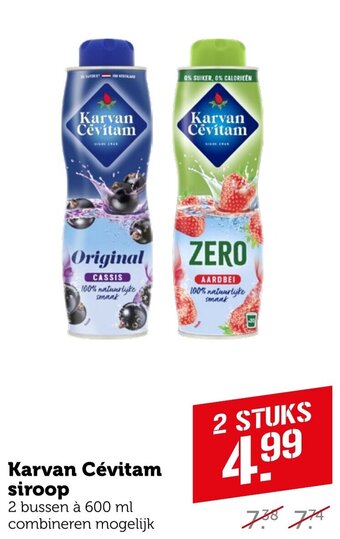 Coop Karvan Cévitam siroop aanbieding