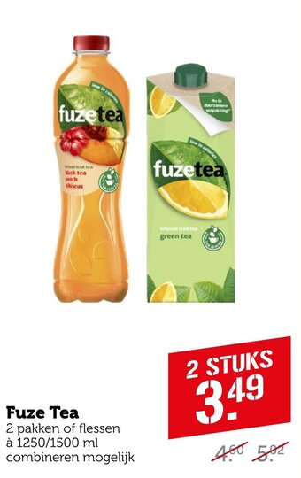Coop Fuze Tea aanbieding