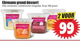 Dirk Ehrmann grand dessert 2*190g aanbieding