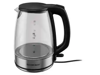 Lidl Silvercrest kitchen tools glazen waterkoker aanbieding