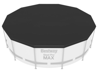 Lidl Bestway flowclear pvc-afdekzeil voor zwembad ø370 cm aanbieding