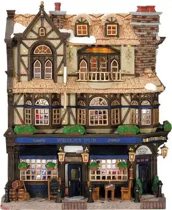 Intratuin Lemax wesley pub (kroeg) h 25,3 cm aanbieding