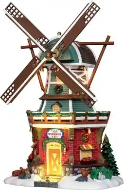 Intratuin Lemax kersthuisje stony brook windmill (molen) 18,5 x 16,3 x 29 cm aanbieding