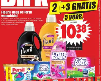 Dirk Fleuril, Reys of Persil wasmiddel 5st aanbieding