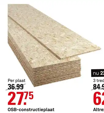 Karwei OSB-constructieplaat aanbieding