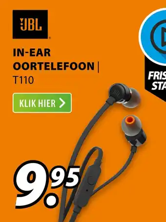 Expert JBL IN-EAR OORTELEFOO | T110 aanbieding