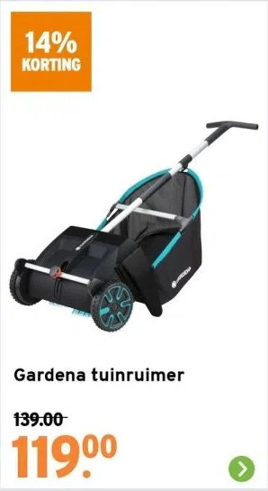 GAMMA Gardena tuinruimer aanbieding