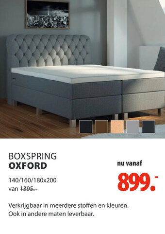 Lion Beddenshop BOXSPRING OXFORD aanbieding