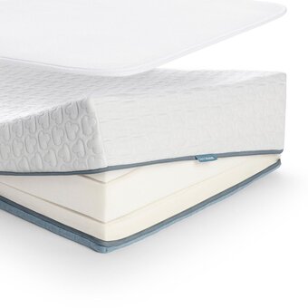 Bol.com Aerosleep evolution premium pack 2-in-1: matras + 3d matrasbeschermer - bed - 120 x 60 cm aanbieding