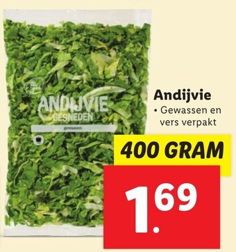 Lidl Andijvie 400g aanbieding