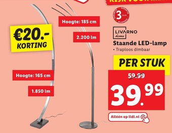 Lidl LIVARNO home Staande LED-lamp aanbieding