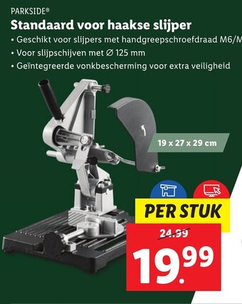 Lidl PARKSIDE Standaard voor haakse slijper aanbieding