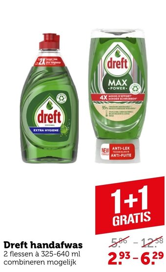 Coop Dreft handafwas aanbieding