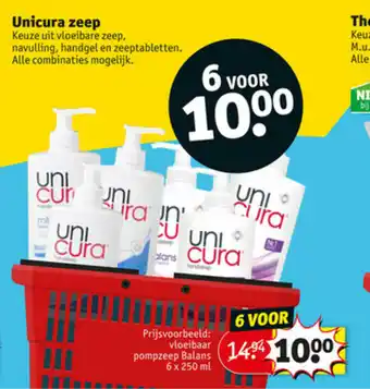 Kruidvat Unicura Zeep aanbieding