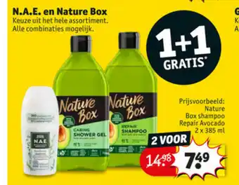 Kruidvat N.A.E en Nature Box 2 x 385 ml aanbieding