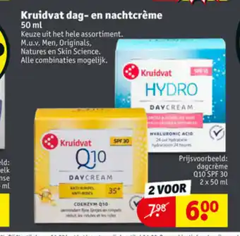 Kruidvat Dag-en Nachtcreme 50 ml aanbieding